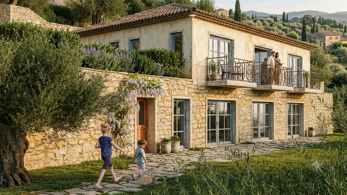 Villa exterior visualization